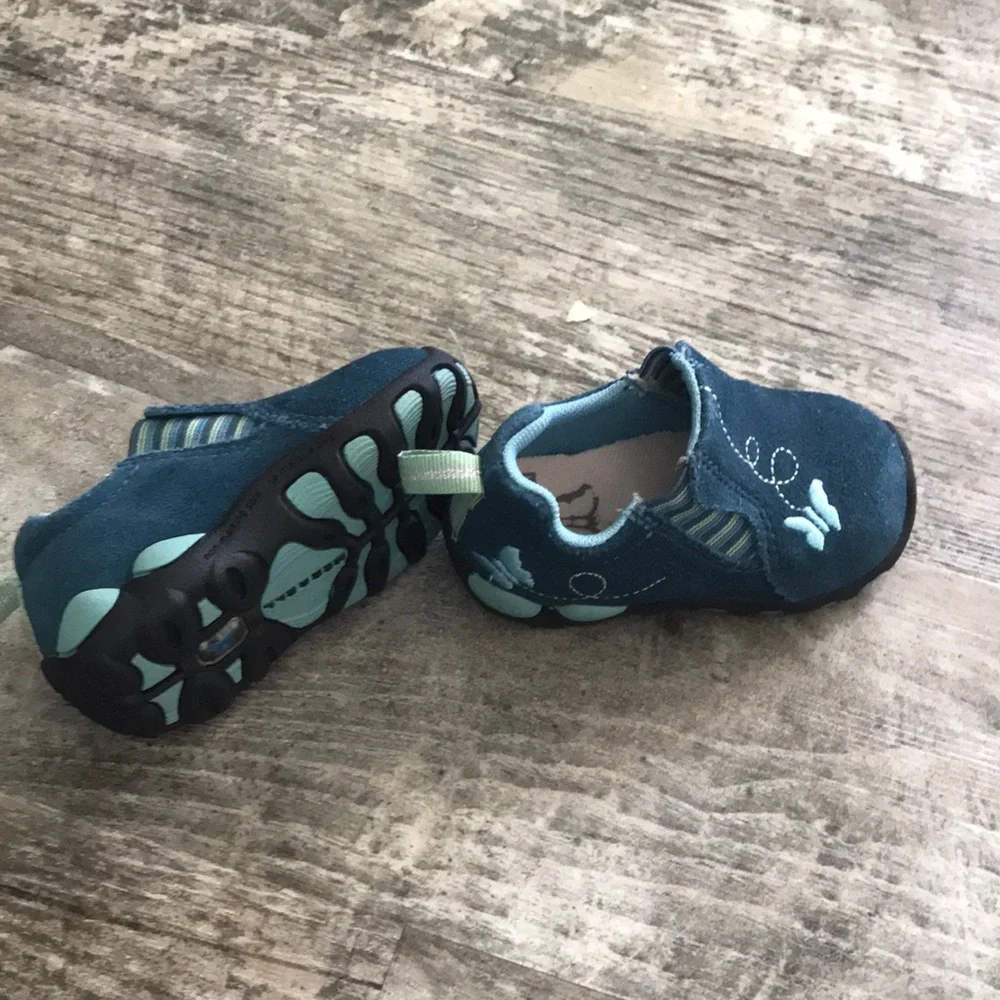 Merrell Teal Kids Slip-On Shoes